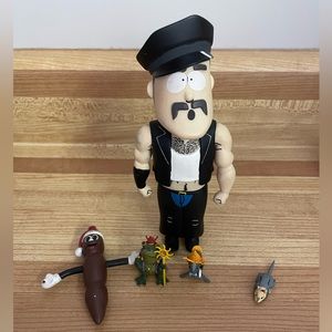 South Park Mr. Slave (and accessories) and Mr. Hankey